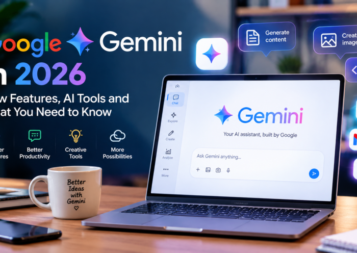 Google Gemini in 2026 with new AI features and productivity tools