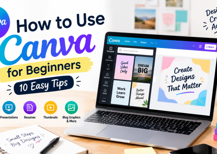 How to use Canva for beginners with easy design tips