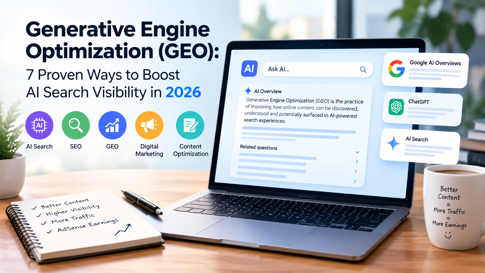 Generative Engine Optimization for AI search