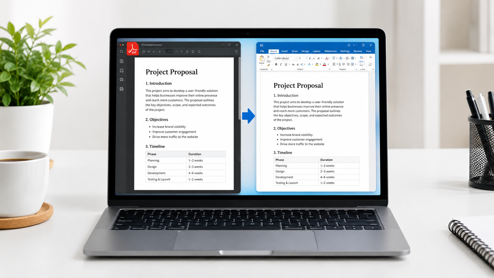 How to convert PDF to Word without losing formatting