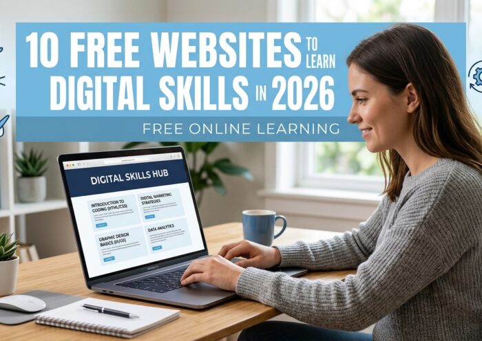 10 free websites to learn digital skills in 2026