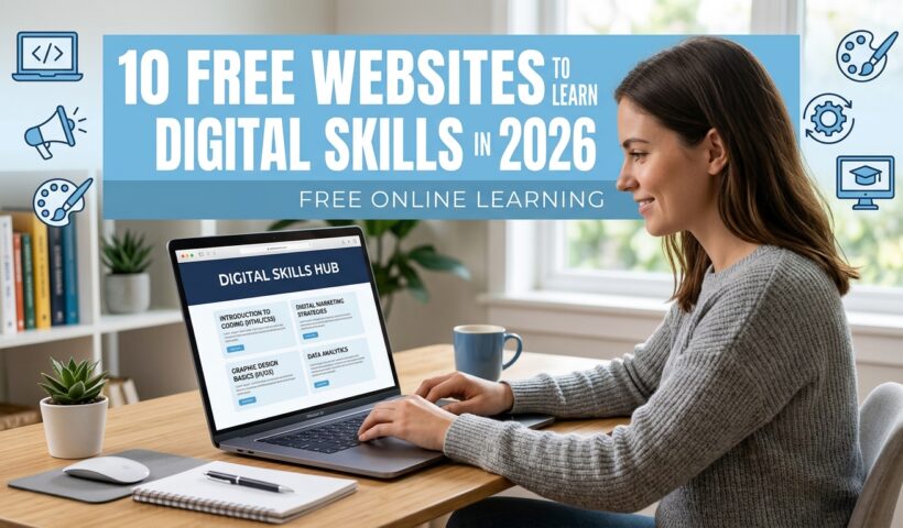 10 free websites to learn digital skills in 2026